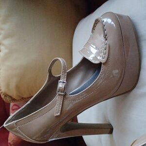 LC Lauren Conrad Kailyn Nude Platform Pump